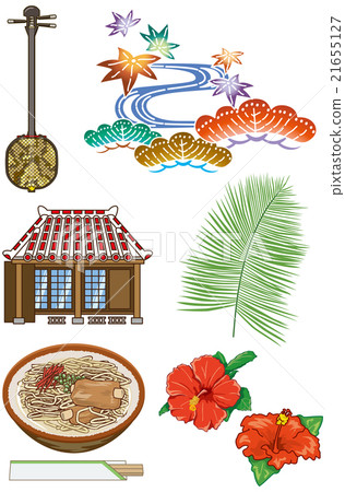 Okinawa set cultural food plants 21655127