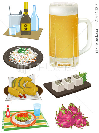 Okinawa set food and drink Okinawa set food and drink 21655129