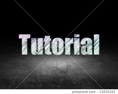 Studying concept: Tutorial in grunge dark room Studying concept: Tutorial in grunge dark room 21658181