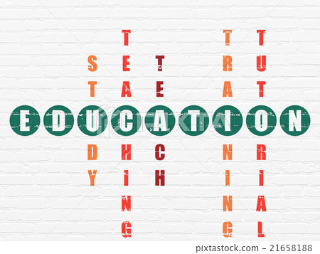 Studying concept: Education in Crossword Puzzle 21658188