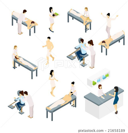 Massage Icons Set  21658189