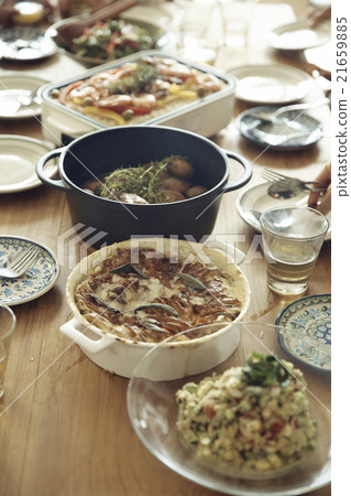 Gratin table photo Gratin table photo 21659885