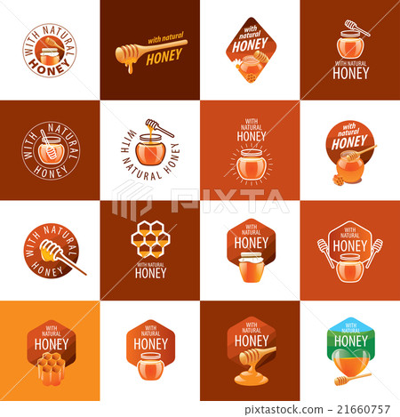 vector honey logo 21660757