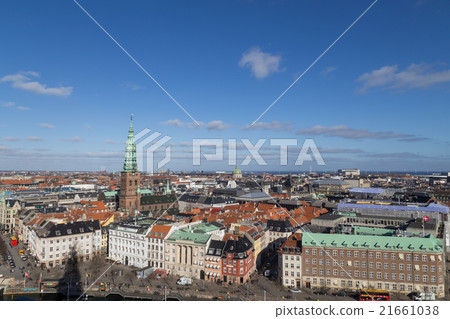 Copenhagen Skyline View from Christiansborg tower 21661038