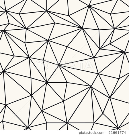 Wireframe Abstract Surface Seamless Pattern - Stock Illustration ...