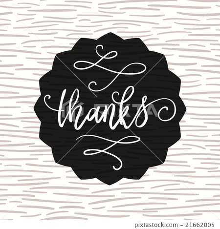 Thanks hand lettering Thanks hand lettering 21662005