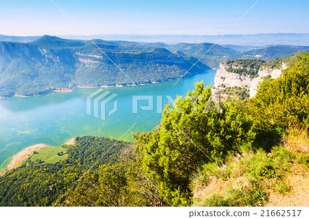 landscape with lake 21662517