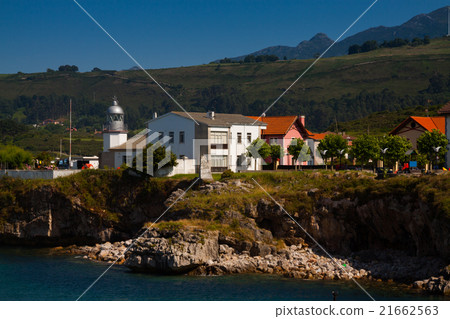 View of Llanes with lighthouse 21662563