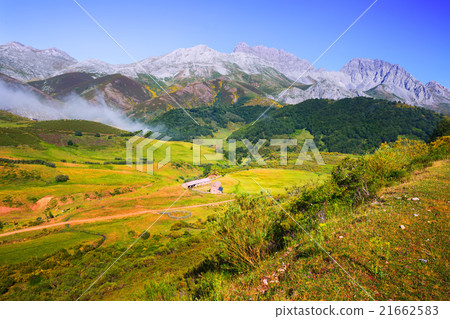 tranquil mountain landscape tranquil mountain landscape 21662583