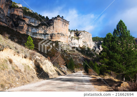 road through rocks road through rocks 21662694
