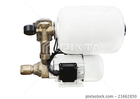 Water pressure system isolated on white background 21662850