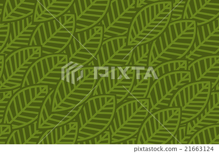 Leaves background pattern - vector illustration Leaves background pattern - vector illustration 21663124