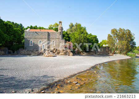 Tabgha. Sea of Galilee in Israel. Tabgha. Sea of Galilee in Israel. 21663213