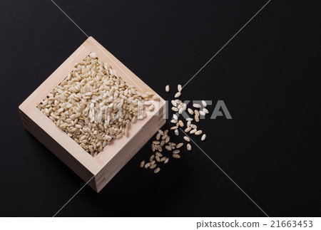 糙米曲自然耕種的未加工的koji圖像背景材料 糙米曲自然耕種的未加工的koji圖像背景材料 21663453