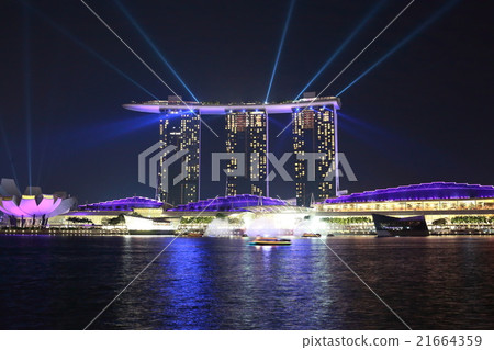 濱海灣金沙夜視圖 21664359