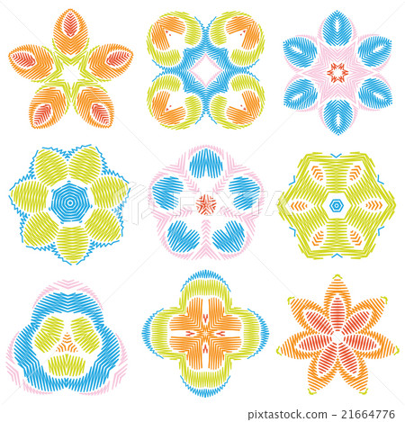 Abstract ornament set Abstract ornament set 21664776