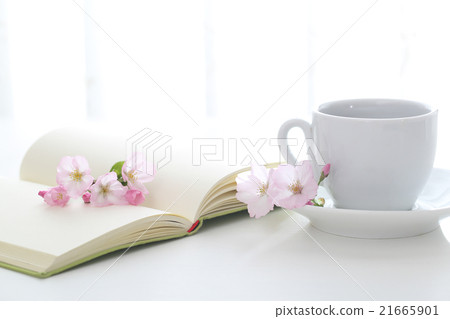 櫻花，書籍和咖啡 21665901