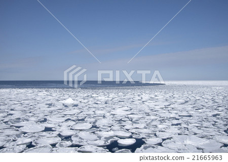 Drift ice in the Sea of Okhotsk 21665963
