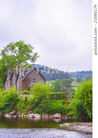 Old house in Brecon Beacons in South Wales 21666174