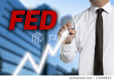 fed trader draws market price on touchscreen fed trader draws market price on touchscreen 21666654