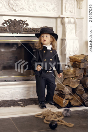 Chimney Sweep Playful Girl  21667086
