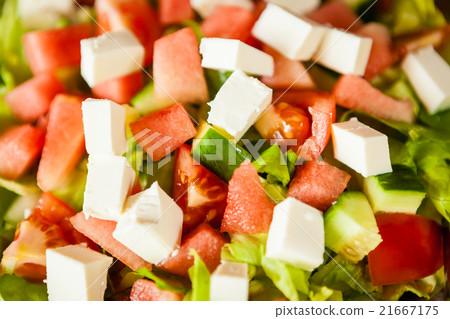 Fresh feta salad Fresh feta salad 21667175