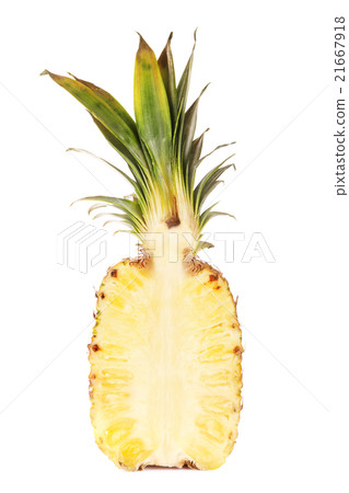 Half Of Fresh Juicy Pineapple 21667918