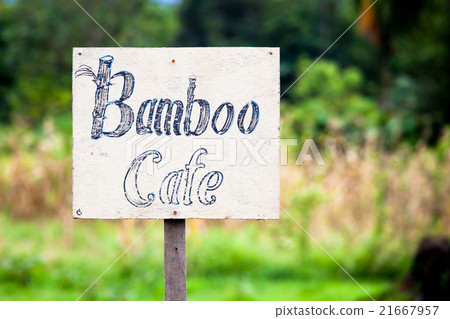 Handmade cafe sign Handmade cafe sign 21667957