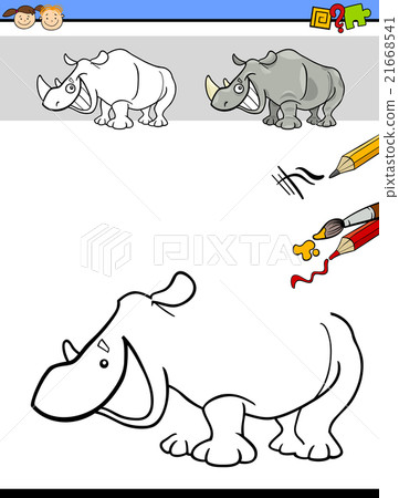 drawing and coloring task drawing and coloring task 21668541