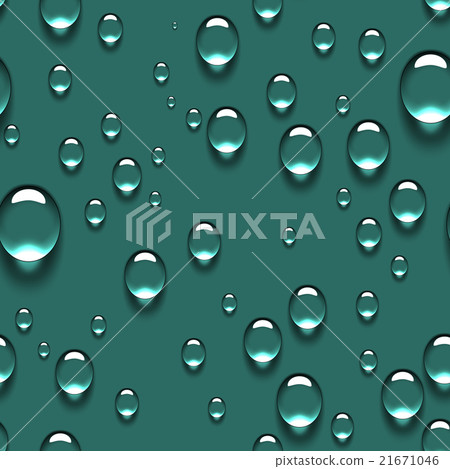 Water Drops Seamless Pattern - Stock Illustration [21671046] - PIXTA
