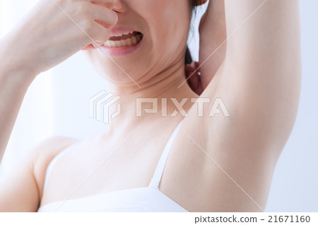 Woman smells care aside 21671160