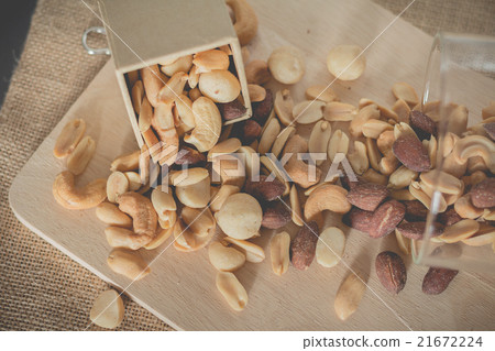 Fresh roasted cocktail nuts Fresh roasted cocktail nuts 21672224