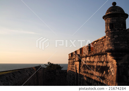 Mexican · Campeche Fort of dusk of San Jose at dusk 21674284