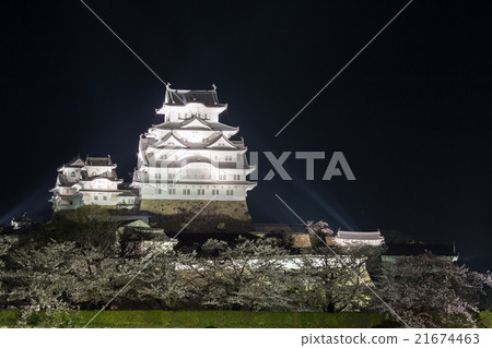 Himeji Castle Light Up 21674463
