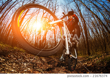 Cyclist Riding the Bike Cyclist Riding the Bike 21676374