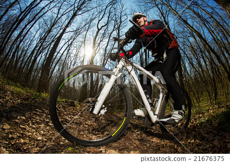 Cyclist Riding the Bike Cyclist Riding the Bike 21676375
