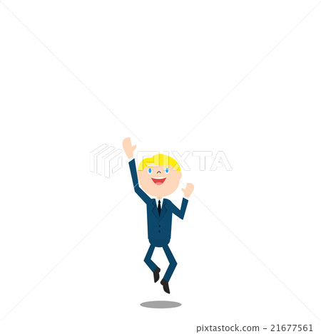 Businessman tried trying to jump ~ 2 ~ - Stock Illustration [21677561 ...