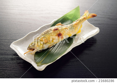 鹽烤三文魚 21680286