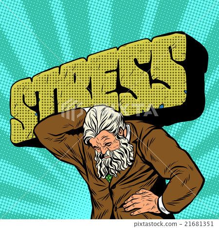 Antique Atlas stress strong man businessman 21681351