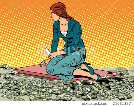 businesswoman mermaid sitting on money businesswoman mermaid sitting on money 21681357