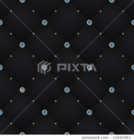 Seamless luxury dark black pattern and background 21682861