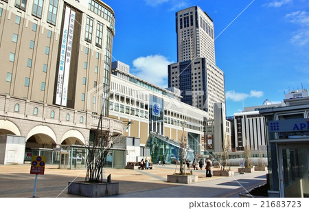 Scenery around Sapporo station 21683723