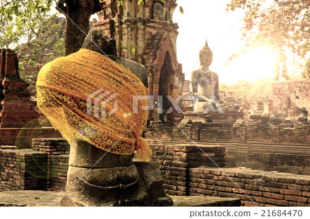 Tourist Attraction in Wat Mahathat Thailand. Tourist Attraction in Wat Mahathat Thailand. 21684470