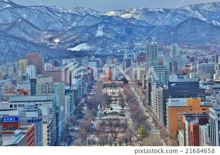 從札幌電視塔查看 從札幌電視塔查看 21684658