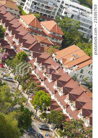 Residential buildings in Singapore. Residential buildings in Singapore. 21686769