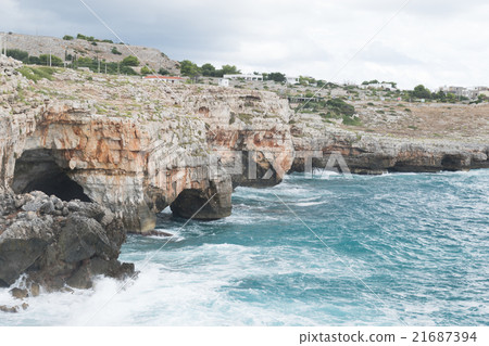 Coastline landscape in Salento, Apulia. Italy 21687394