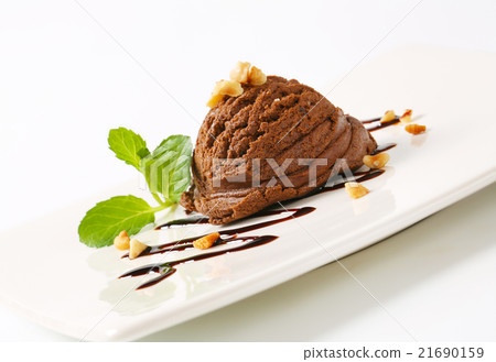 Chocolate ice cream 21690159
