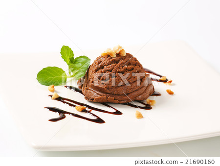 Chocolate ice cream 21690160