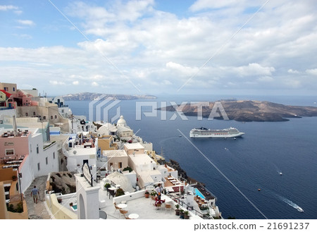 Greece Santorini Island view Greece Santorini Island view 21691237