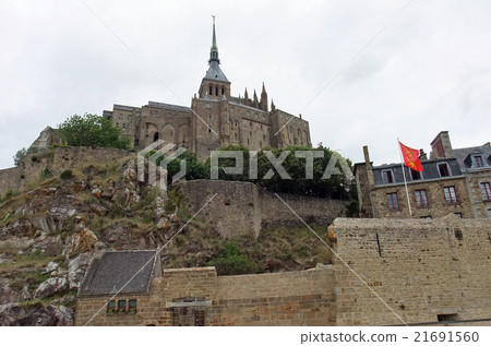 From France Mont Saint-Michel beneath From France Mont Saint-Michel beneath 21691560